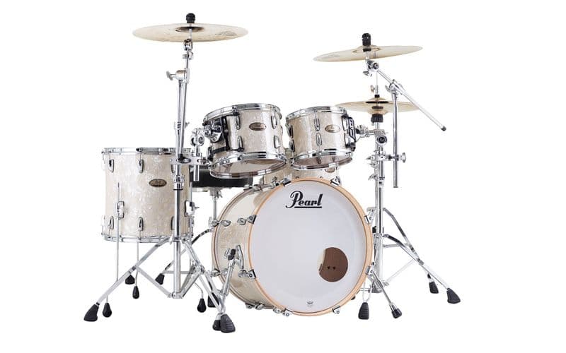 Pearl STS904XP-C405 Nicotine White Set Cascos Batería Acústica STS 4pc Shell Pack 10X7TT/12X8TT/14X14FT/20X14BD(B