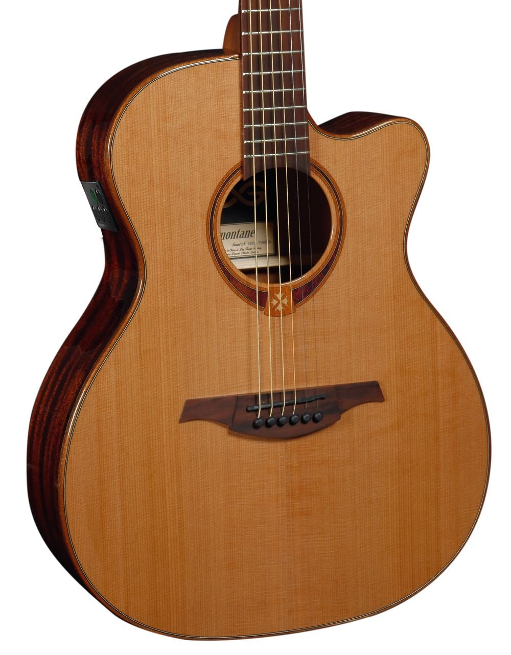 LAG T118ASCE Guitarra Electro Acústica Tipo Auditorium con Cutaway Serie Tramontane T118ASCE