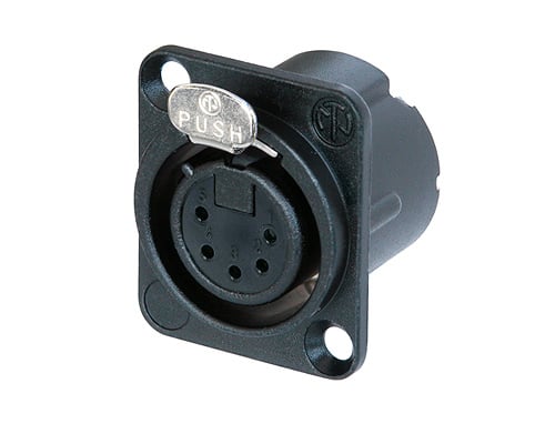 Neutrik NC5FD-LX-BAG XLR Hembra 5 Pins NC5FDLX-BAG