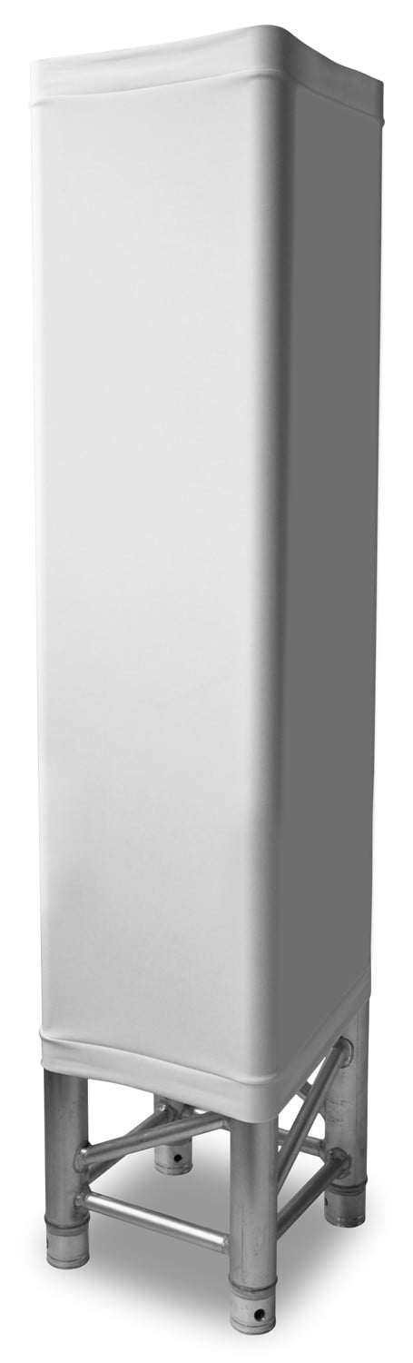 Beamz Funda de Lycra Para Truss 1m Blanca con Cremallera 180062 Lycra Truss Sleeve