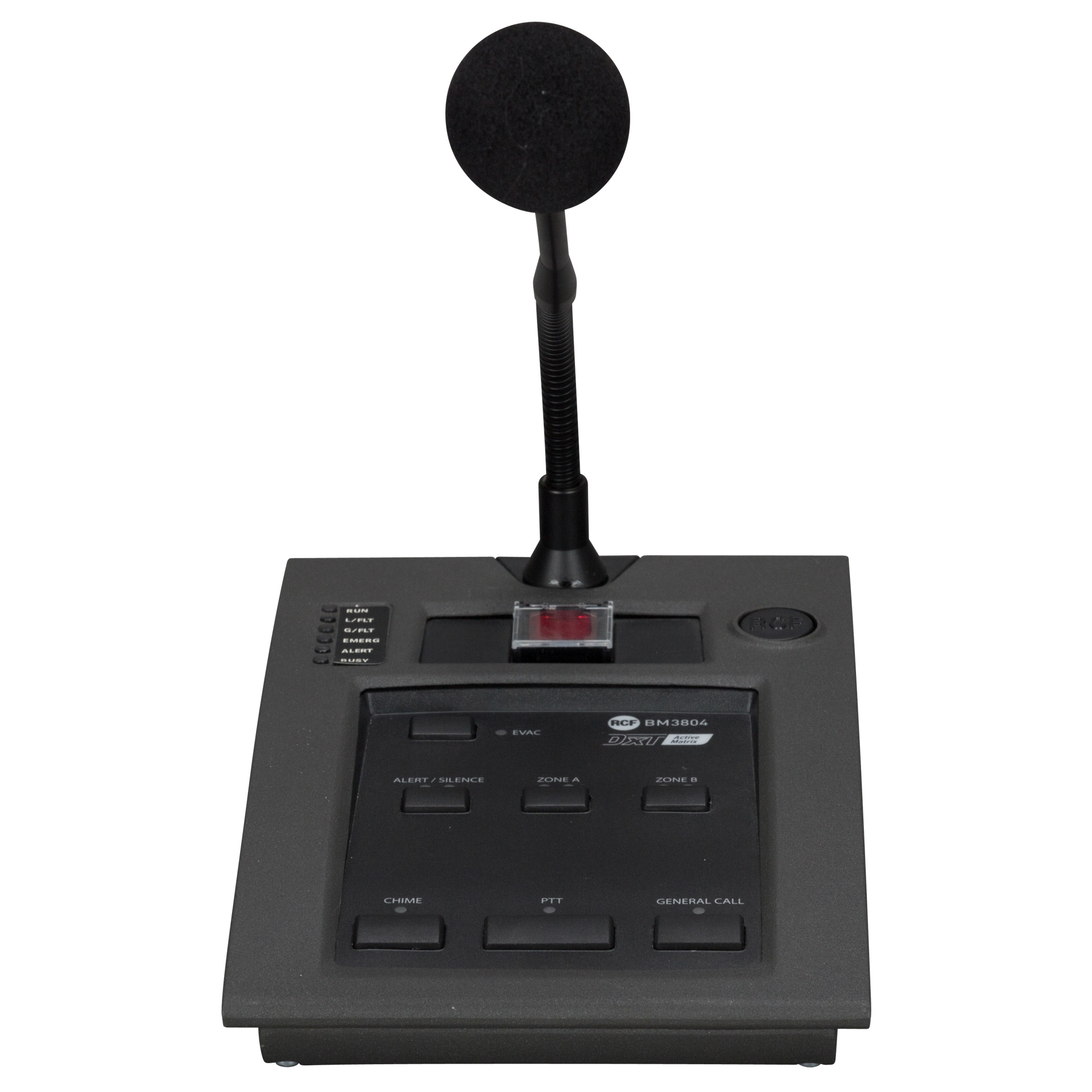 RCF BM 3804 Consola de Emergencia con Micrófono BM 3804