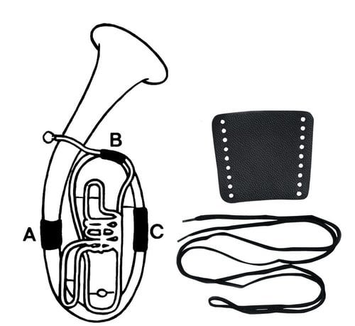 GEWA Protección para las manos cuero Tuba en Si, parte B Protección para las manos cuero Tuba en Si, parte