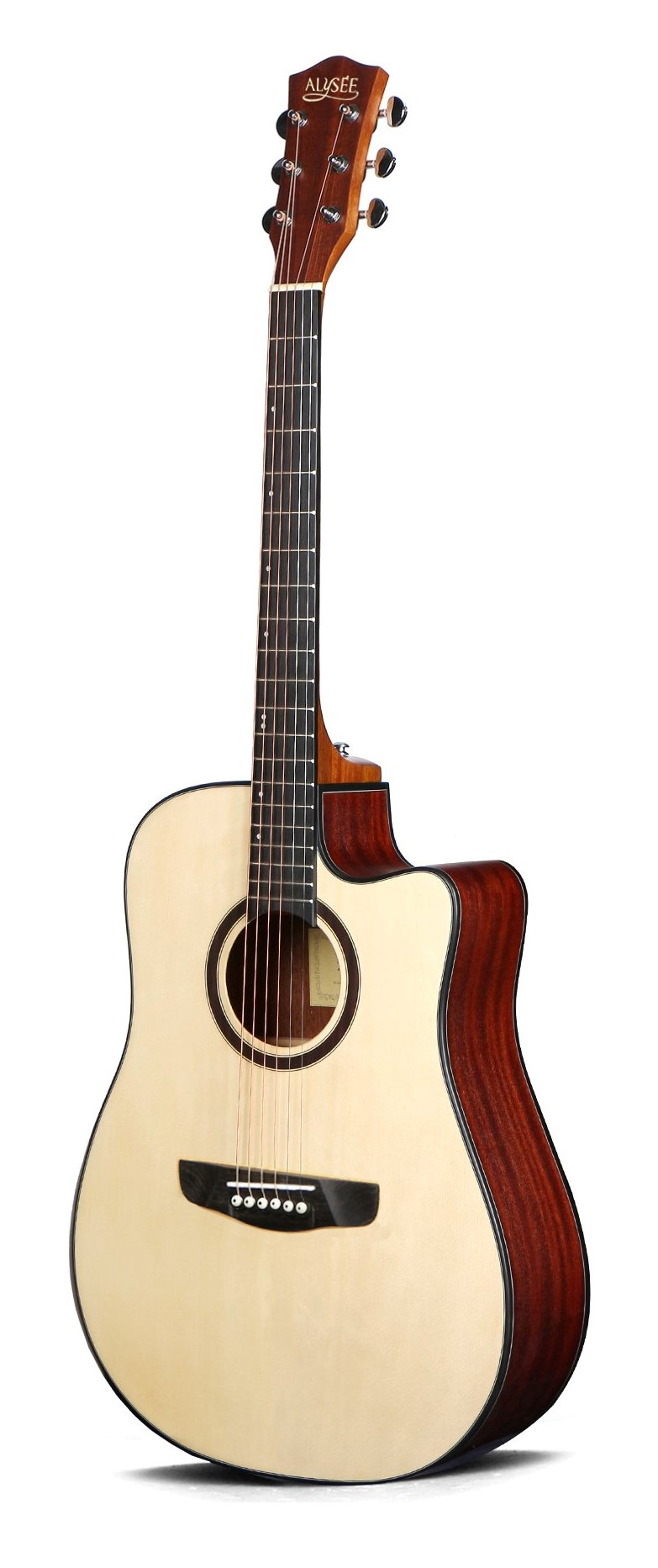 Alysée A120-CE-N - Guitarra Acústica Electrificada Dreadnought Cutaway A120-CE-N