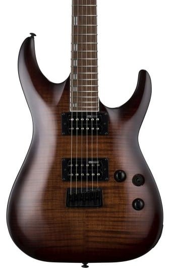 LTD H-200FM Dark Brown Sunburst Guitarra Eléctrica H-200FM DARK BROWN SUNBURS