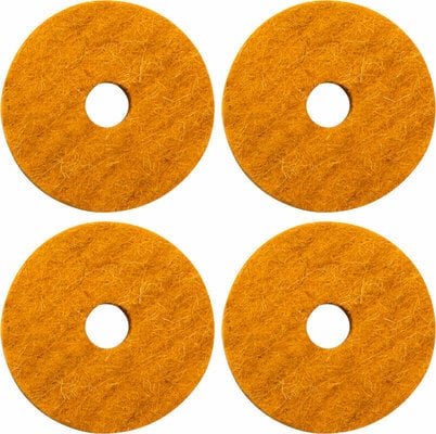 Dixon PAWS-9A Fieltros Hi-Hat Naranjas PAWS-9A1/4 4 FELTRINI ASTA HI-
