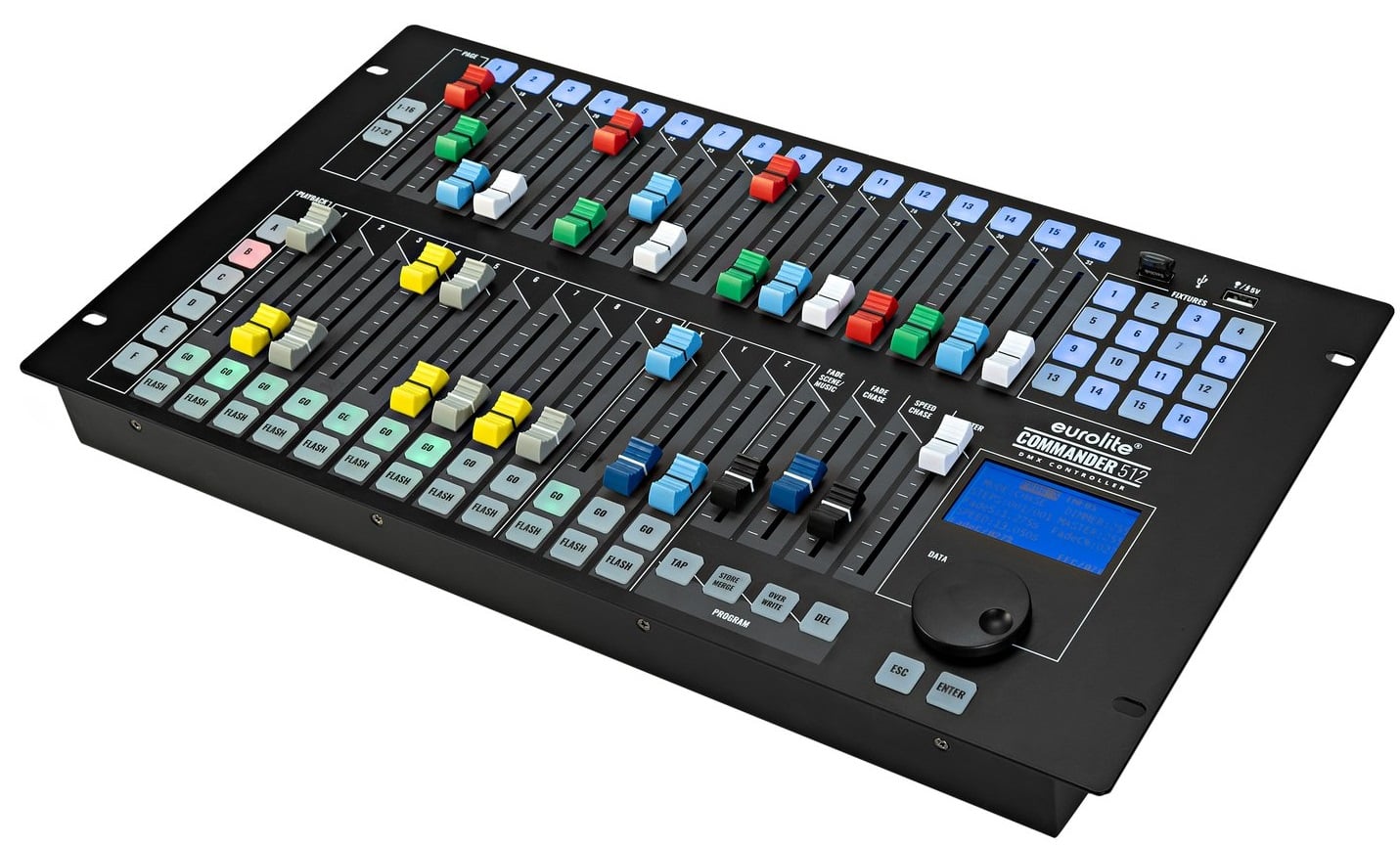 Eurolite DMX Commander 512 Consola Iluminación Commander 512