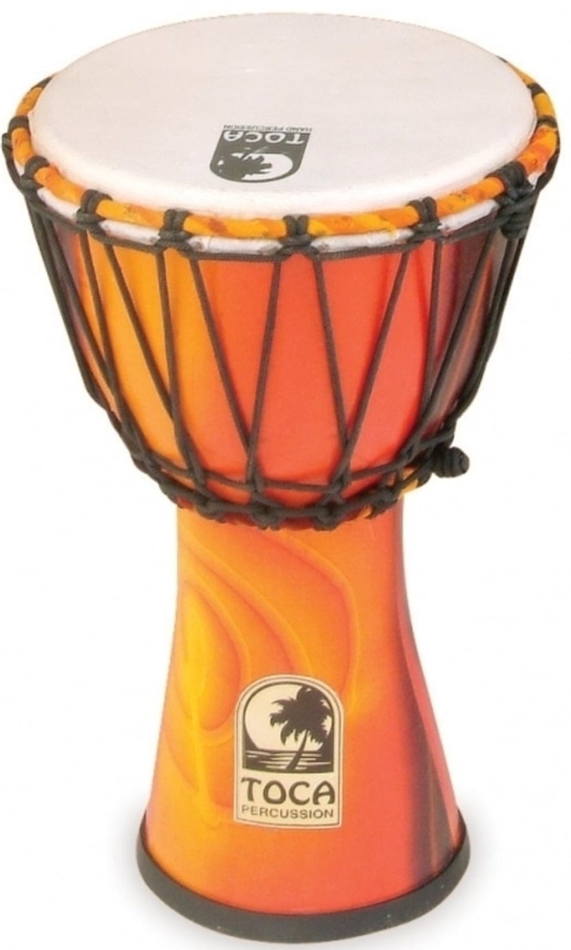 Toca Percussion SFDJ-7AFS African Sunset Djembe Freestyle Afinación cuerda SFDJ-7AFS African Sunset