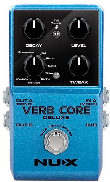 NUX Verb Core Deluxe MKII Pedal Reverb Guitarra Verb Core Deluxe Mkii