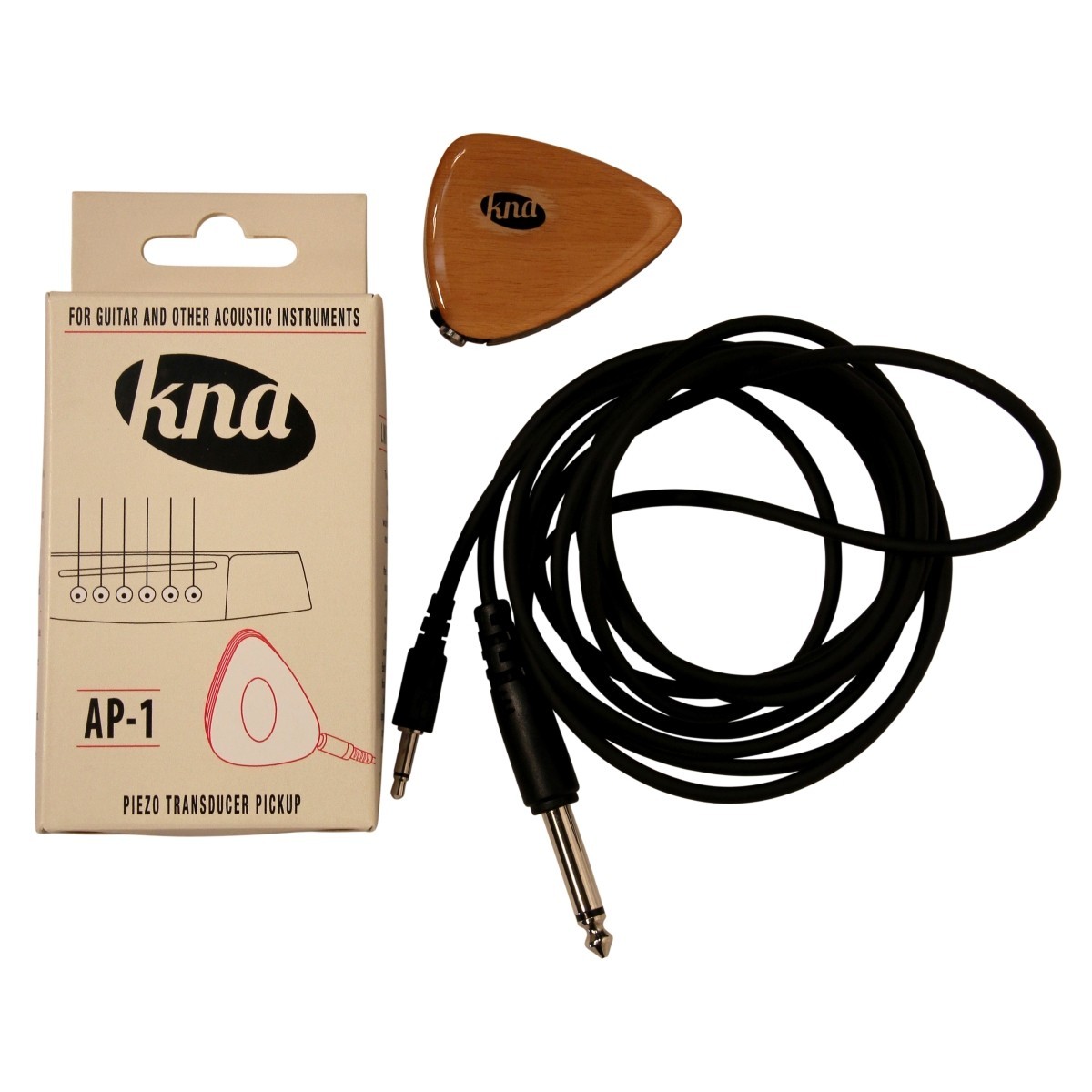 KNA AP-1 Portable surface-mount piezo pickup for guitar and other acousti AP-1
