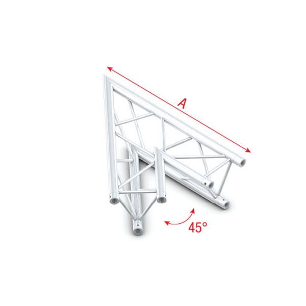 Showtec Corner 45 Esquina de Truss Triangular DT22001 Corner 45 DT22001