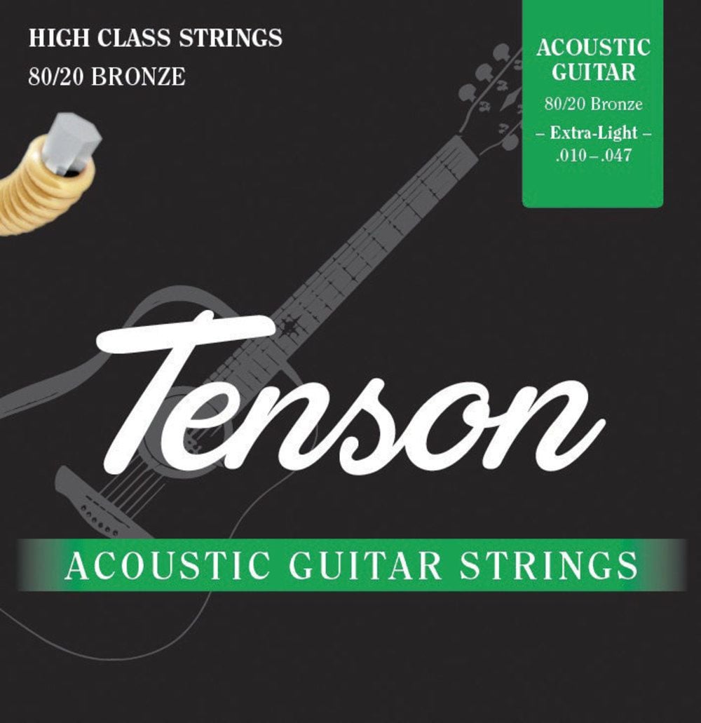 Gewa F600600 Cuerdas Guitarra Acústica Tenson Bronce .010-.047, Extra Light F600600