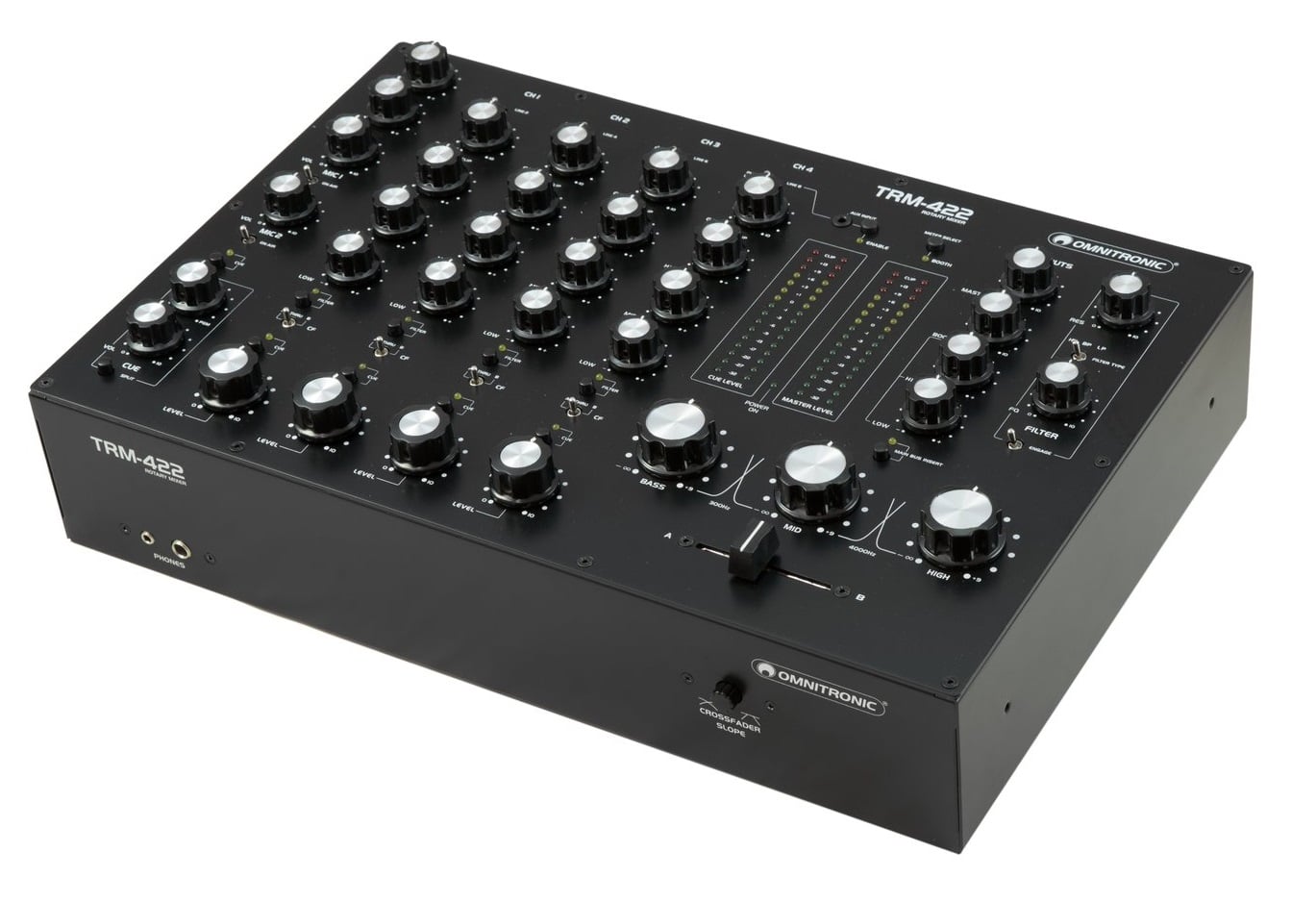 Omnitronic TRM-422 4-Channel Rotary Mixer TRM-422