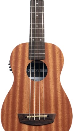 Kala Ubwndrfs Ukelele U-Bass Electrificado Wanderer Caoba Satinado UBWNDRFS