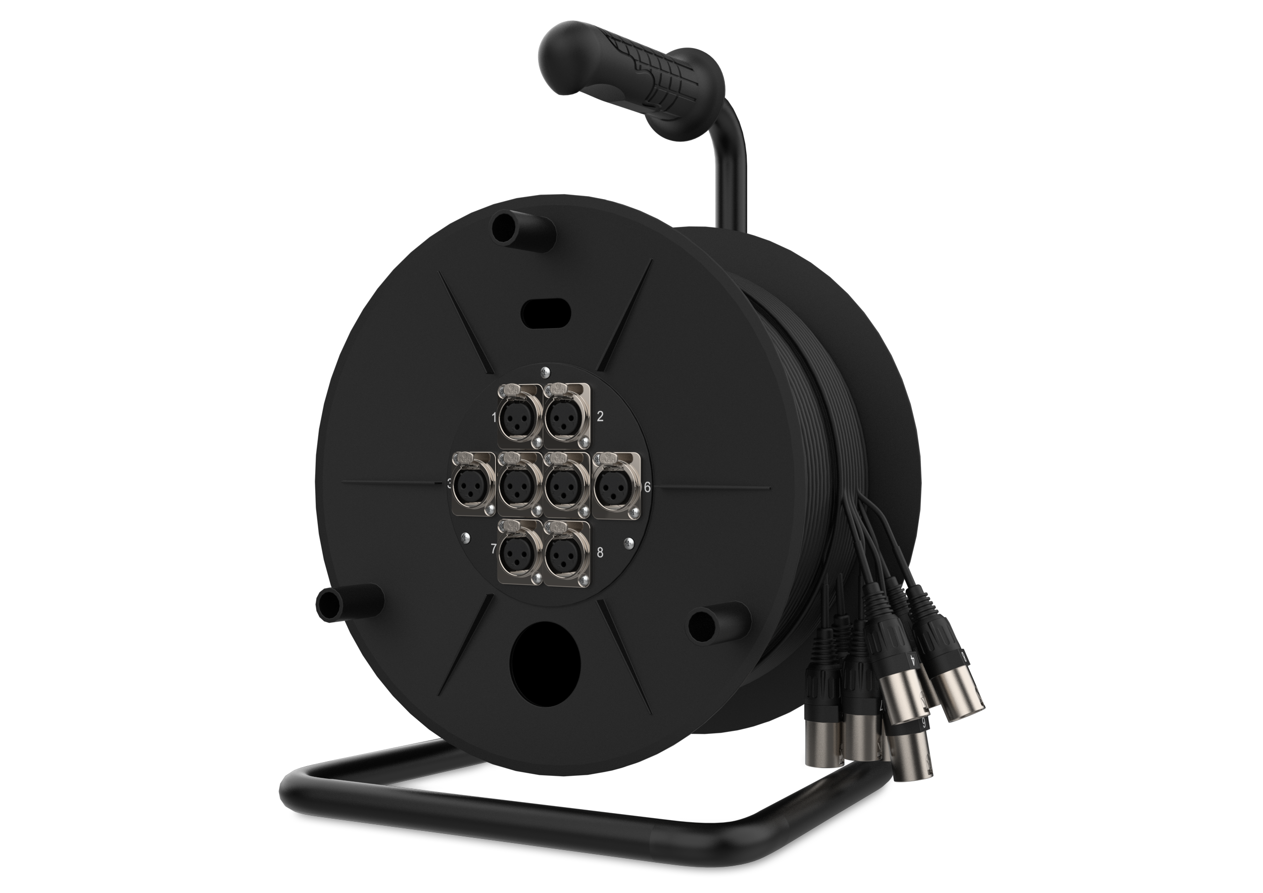 Audibax MC XLR 88 - 15M Drum Carrete Escenario 8 XLR MC XLR 88 - 15 Drum