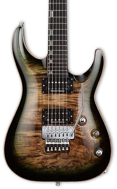 ESP Horizon FR CTM See Thru Black Burst Guitarra Eléctrica HORIZON FR CTM SEE THRU BL