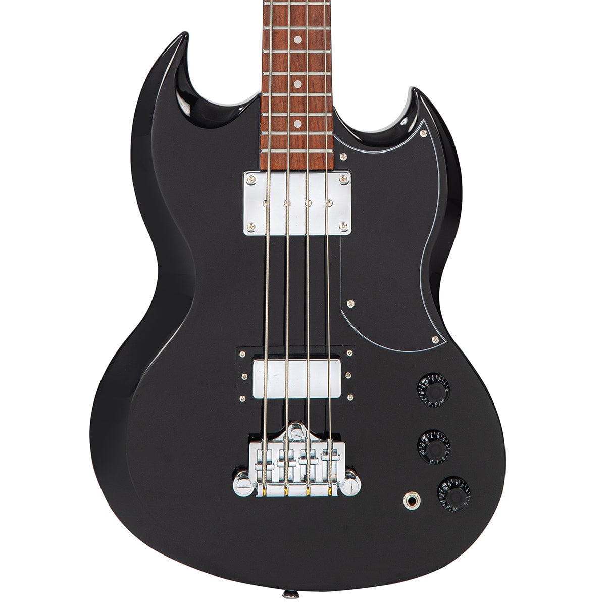 Vintage VS4 Gloss Black Bajo Eléctrico Vintage VS4 Gloss Black