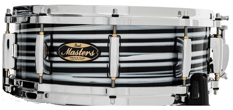 Pearl PPSMMGC1450SC-855 Master Maple Gun Black Oyster Caja de Batería Pearl PPSMMGC1450SC-855 Master Maple Gun Black Oys