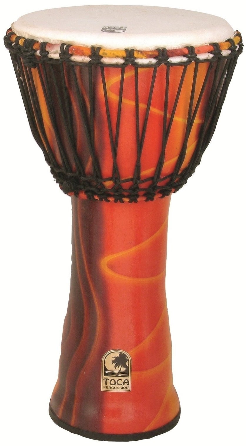 Toca Percussion SFDJ-12F Djembe Freestyle Afinación cuerda Fiesta SFDJ-12F