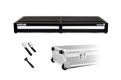 Pedaltrain NOVO 32 pedalboard con tourcase de ruedas PT-N32-TCW