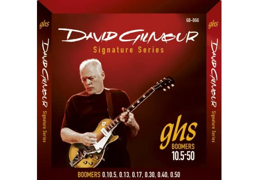 GHS Juego Guitarra Eléctrica David Gilmour Signature Red 10,5-50 CGHDGG