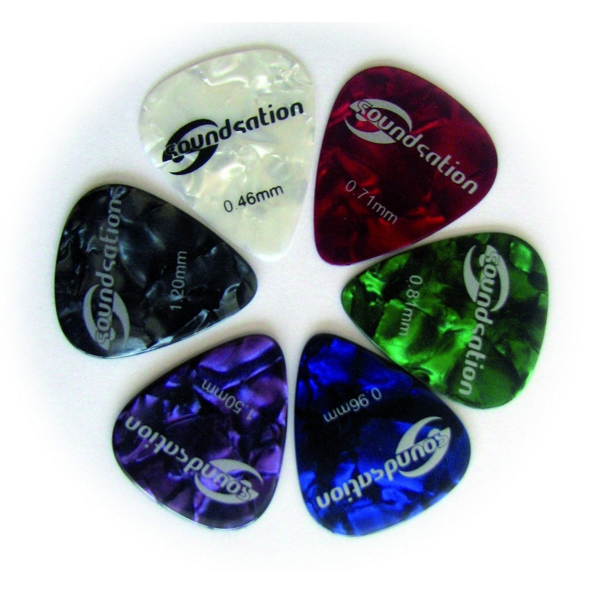 Soundsation Bolsa de palillos de celuloide SPC600-096 (72 unidades - 0,96) SPC600-096