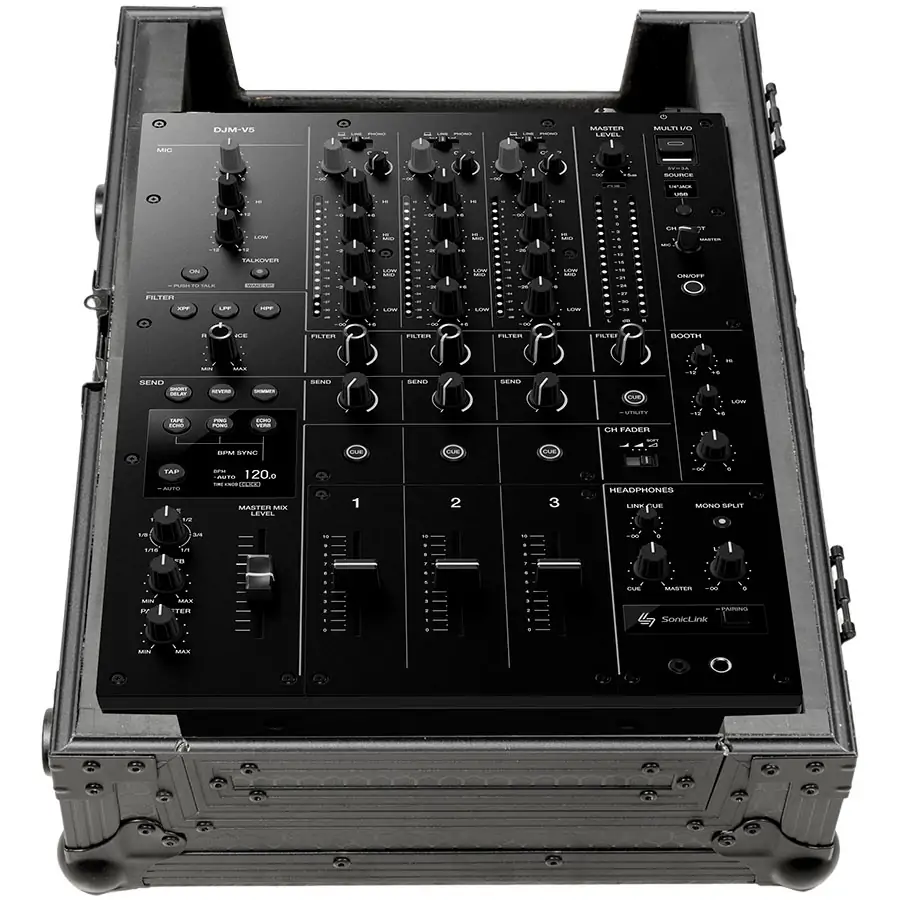 Walkasse W-MCB-DJMV5 Maleta Dj Mixer Pioneer DJM-V5, Negro W-MCB-DJMV5