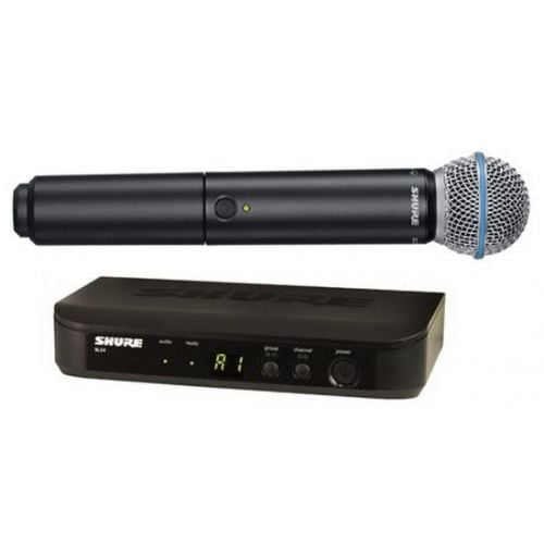 SHURE BLX24E B58 Microfono inalambrico de Mano Beta 58 BLX14RE B58