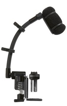 AUDIO TECHNICA ATM-350D Micrófono de condensador cardioide de pinza con soporte de montaje para batería ATM-350D