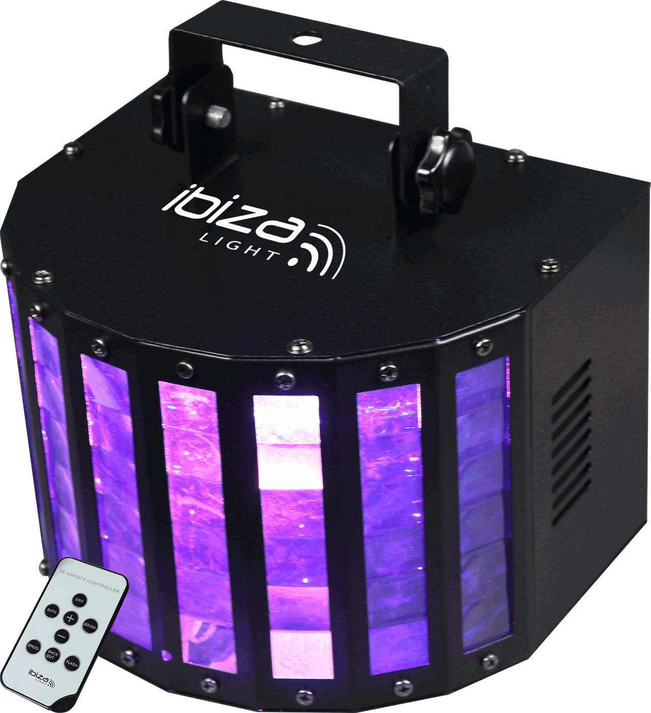 Ibiza Light BUTTERFLY-RC Efecto Butterfly de 6 Led Con Mando Distancia BUTTERFLY-RC