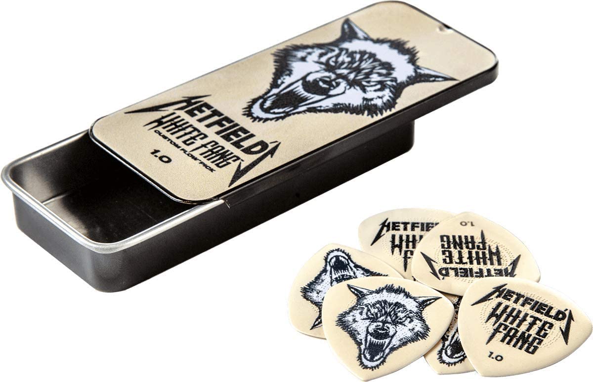 Dunlop Bote James Hetfield White Fang de 1,00 mm Pack 6 Un. PH122T100