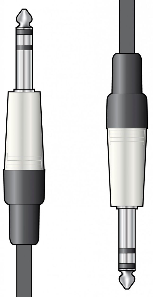 Chord Cable Jack 6.3mm Stereo - Jack 6.3mm Stereo 6.0 Metros Cable Jack 6.3mm Stereo - Jack 6.3mm Stereo 6.0 me
