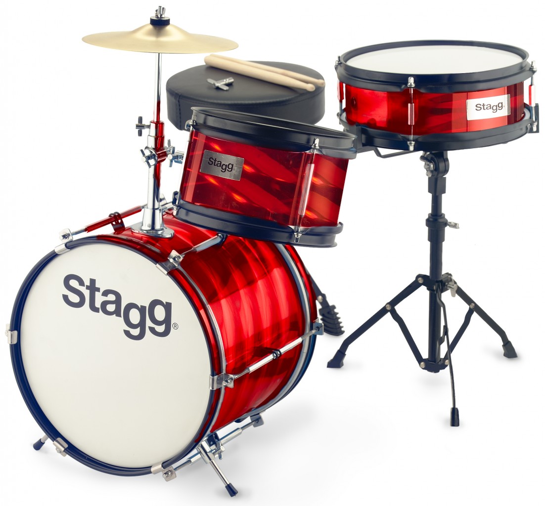 Stagg TIM JR 3/12B RD Set Bateria Junior TIM JR 3/12B RD