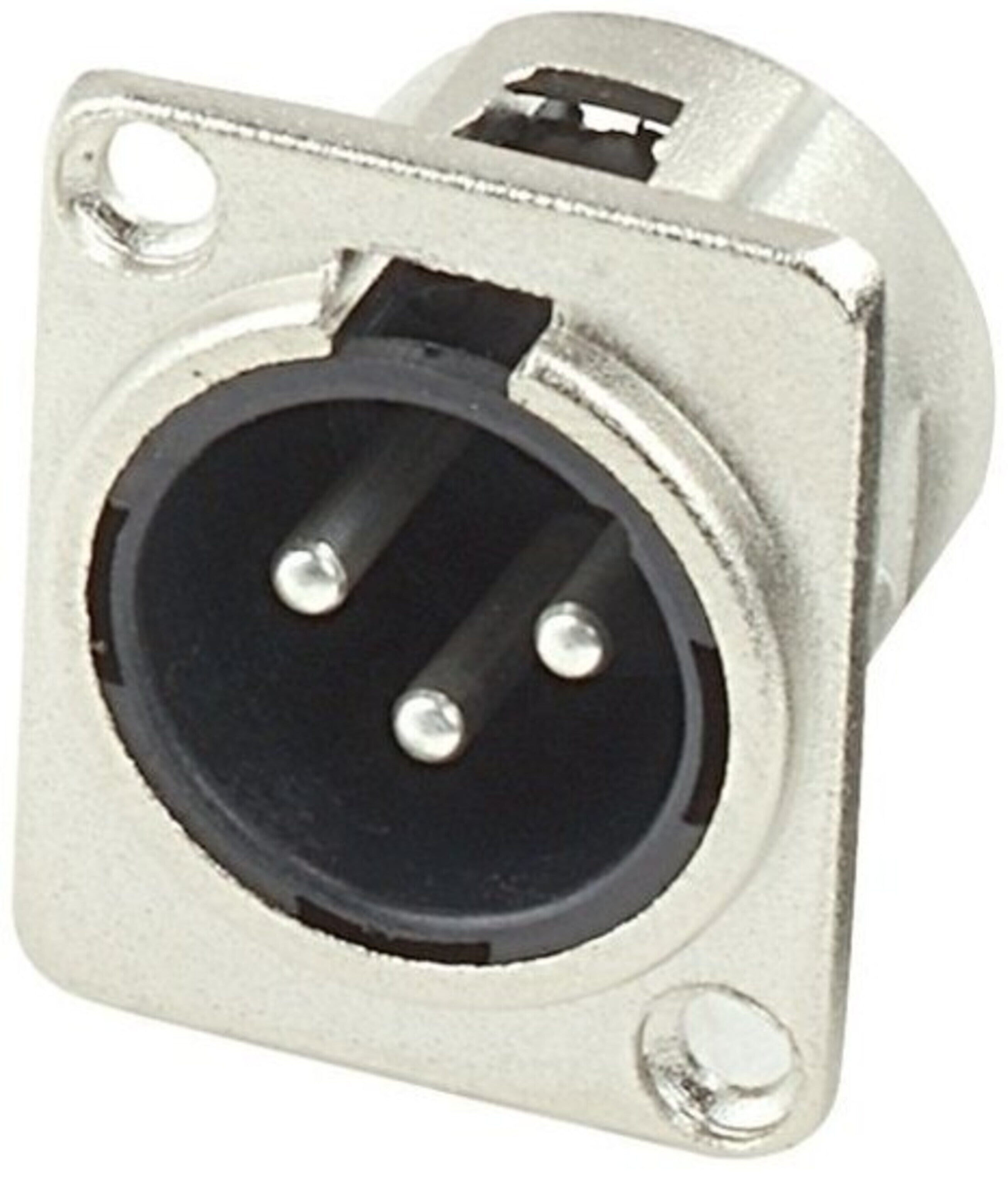 Gewa Conector Toma XLR Macho Níquel Toma XLR Macho Níquel