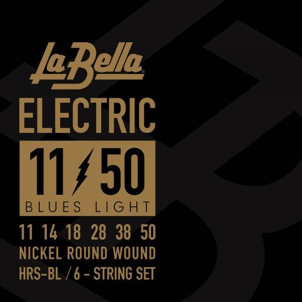 La Bella HRSBL Juego De Cuerdas Para Guitarra Eléctrica Hrs Blues Light 11-50 HRSBL