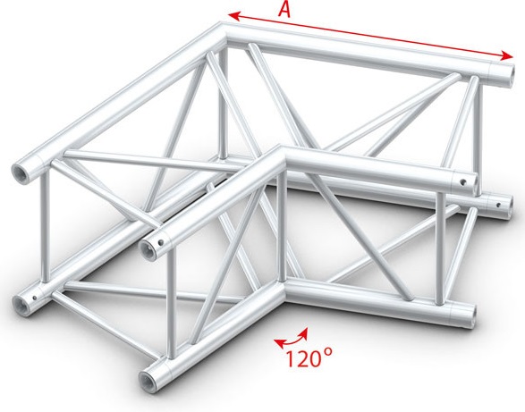 Showtec FQ40004HD Corner 120 Heavy Duty Pro-40 Square F Truss FQ40004HD