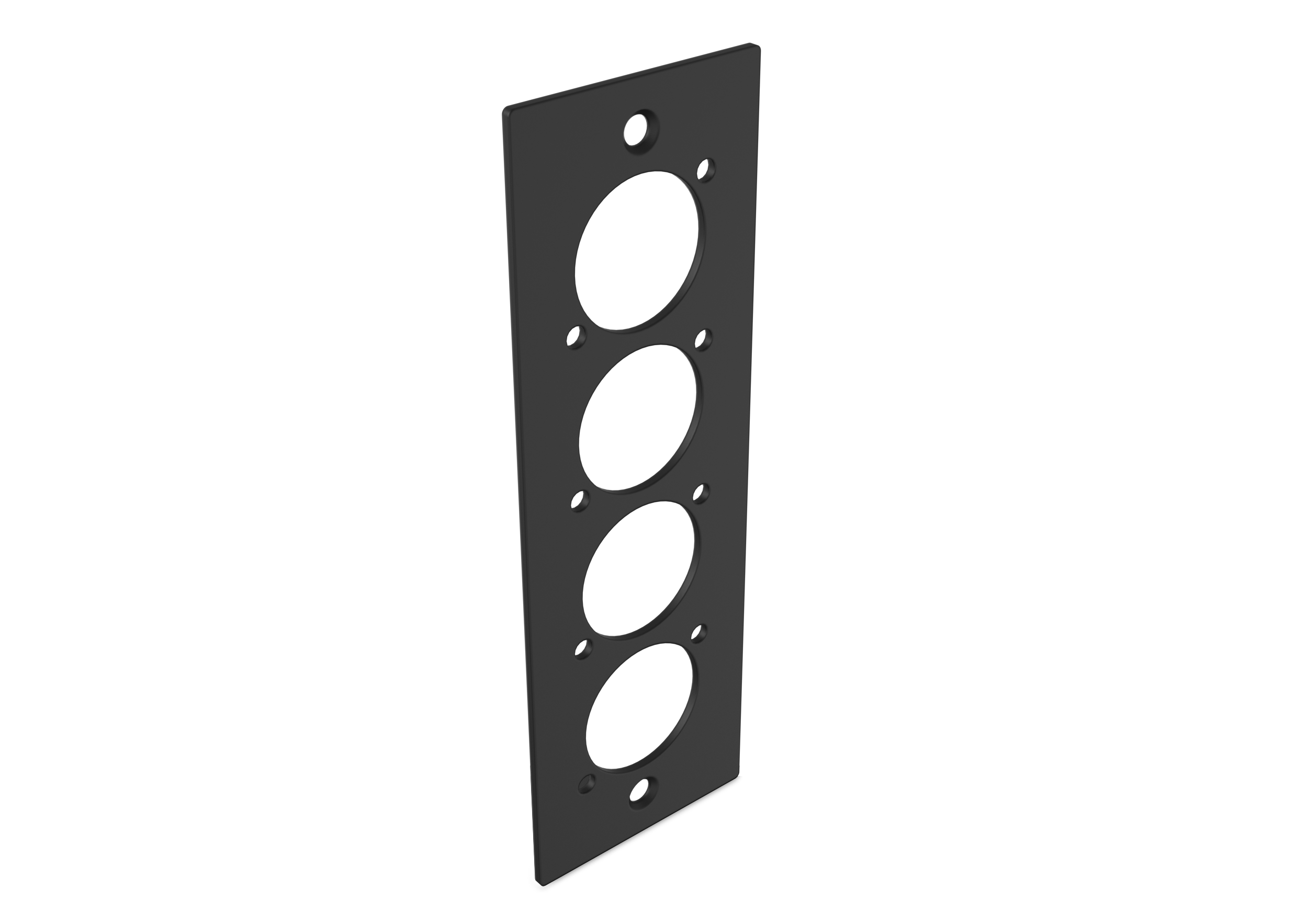 Audibax Pro Rack Panel D Size 3U 4H Panel Tipo D para Racks Pro Rack Panel D Size 3U 4H