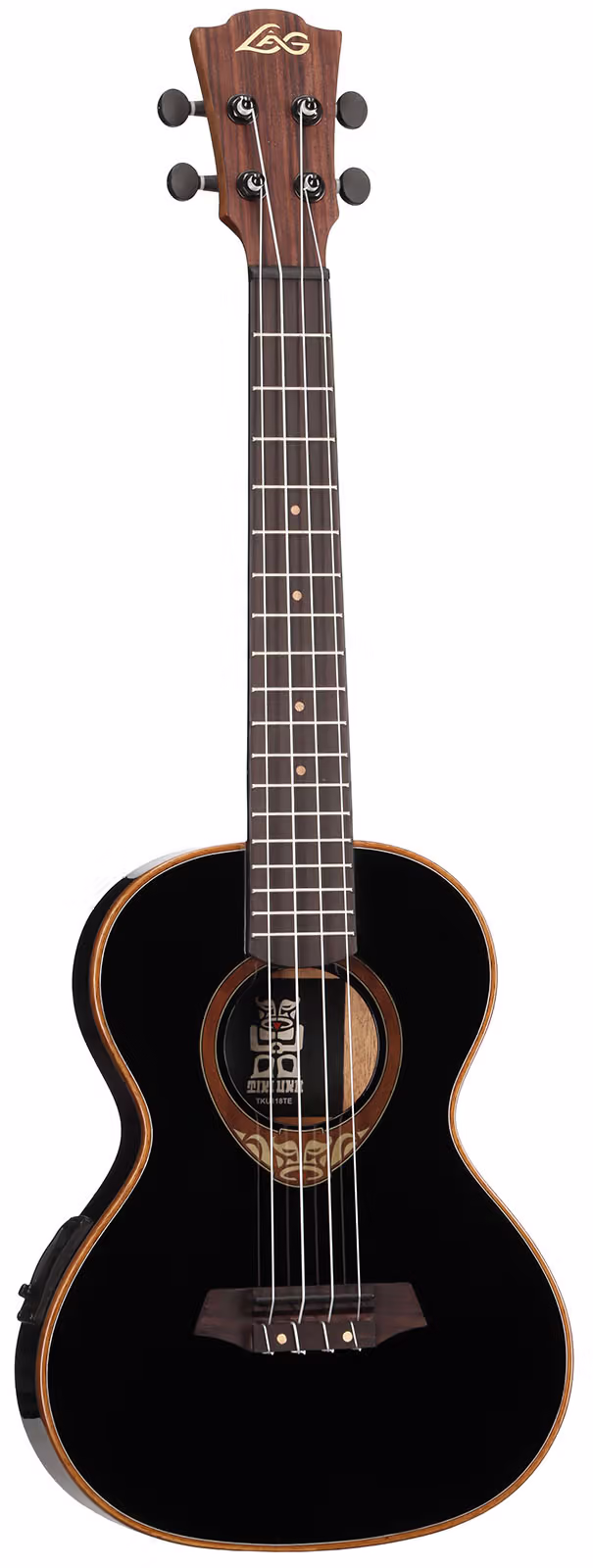 LAG GLUTKU118TE Ukelele Tiki Uku Tenor A/E Con Fondo Arqueado GLUTKU118TE
