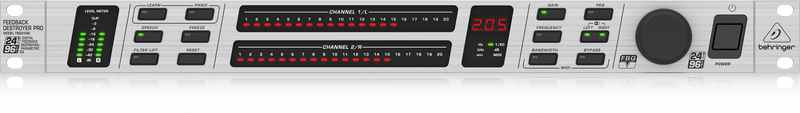 BEHRINGER FBQ2496 Supresor de Frecuencias Behringer FBQ-2496 fbq2496