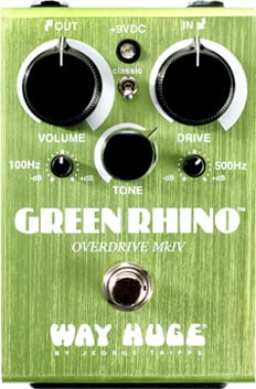 Way Huge WHE207 Green Rhino Pedal Overdrive MkIV Way Huge WHE207 Green Rhino Overdrive MkIV