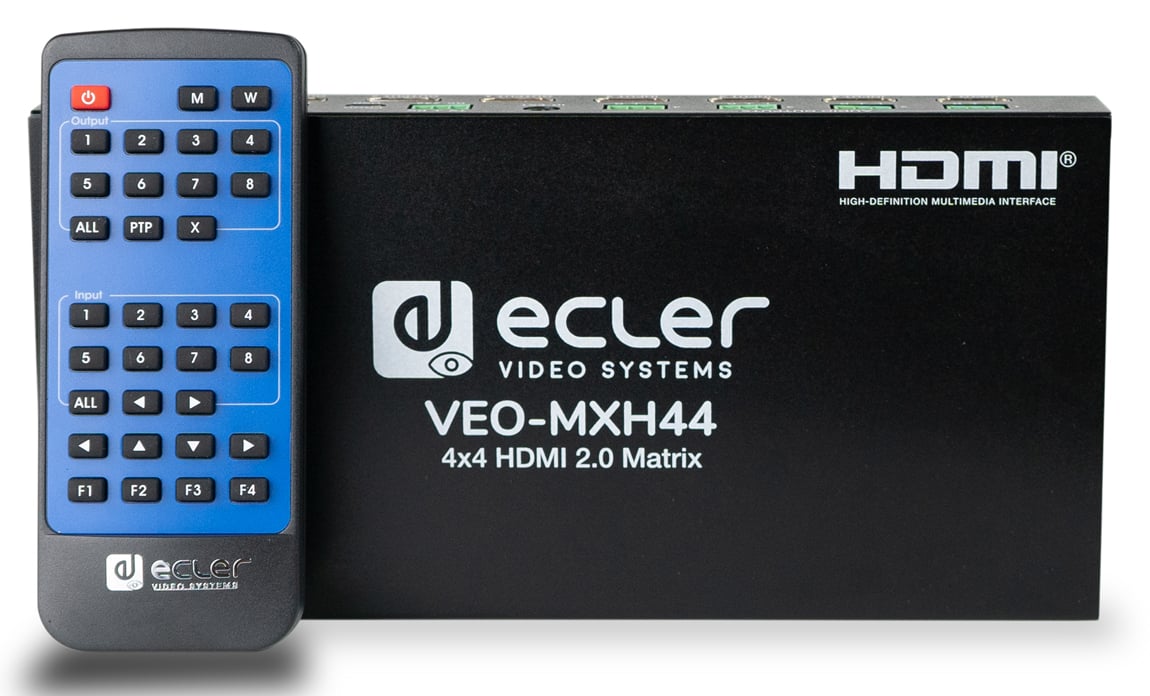 Ecler Matriz 4x4 HDMI 2.0 VEO-MXH44