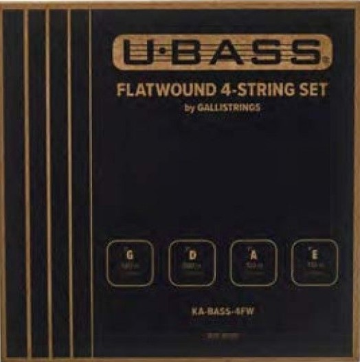 Kala Kabass4Fw Juego De Cuerdas U-Bass Entorchado Plano Acero 60/130 KABASS4FW