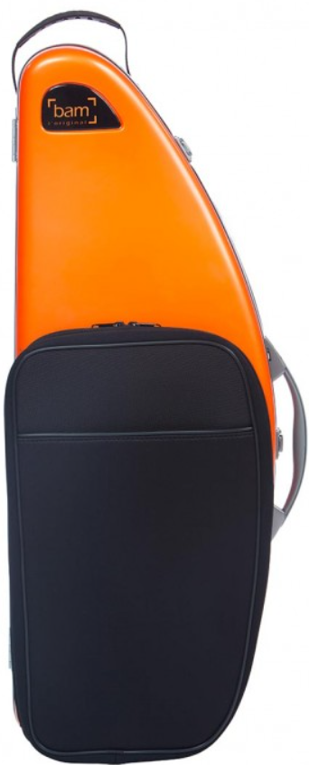 Bam Estuche Saxo Tenor DEF4102XLPO Hightech La Défense con Bolsa Naranja DEF4102XLPO