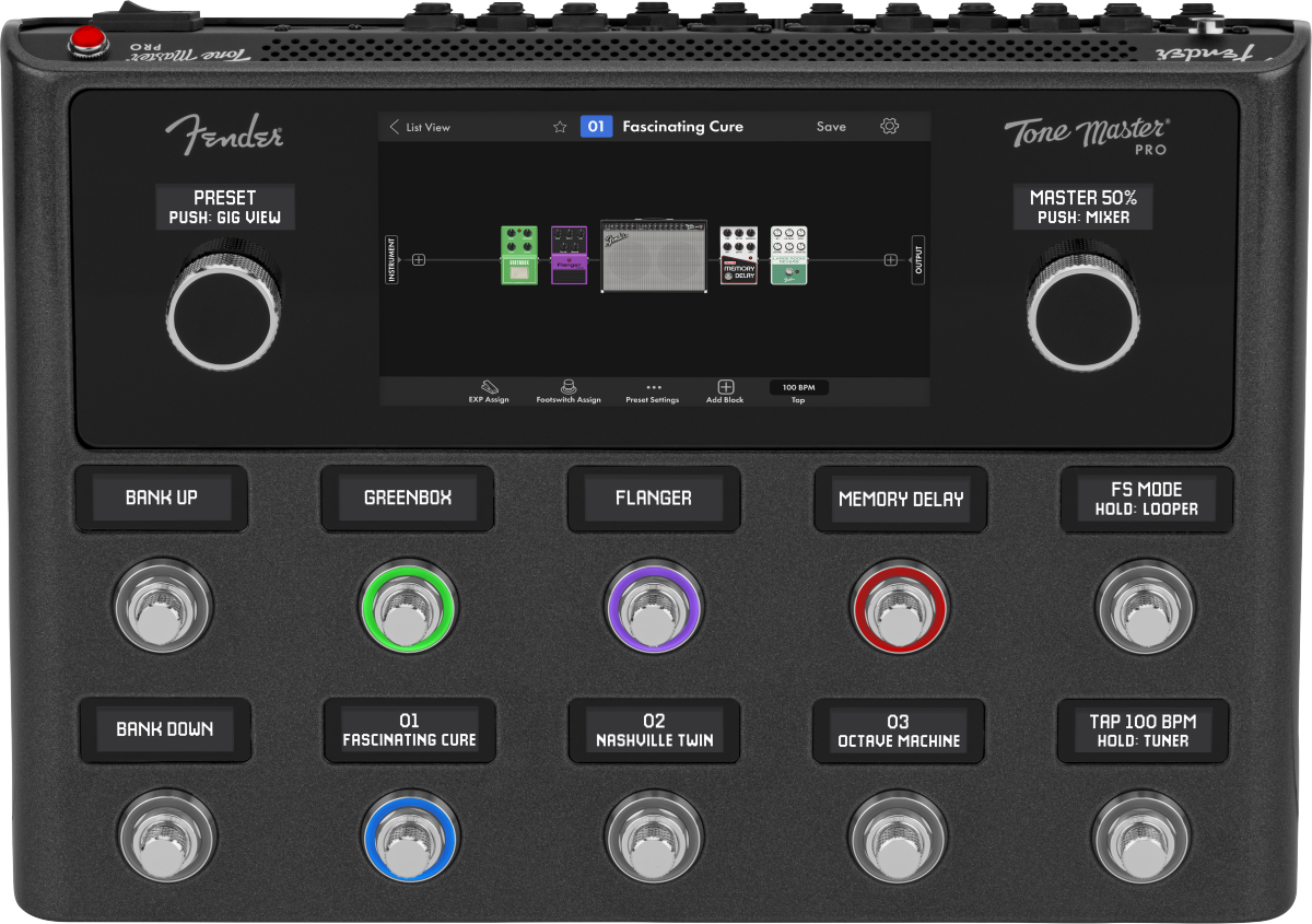 Fender Tone Master Pro Pedalera Efectos Tone Master Pro
