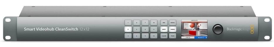 Blackmagic Smart Videohub CleanSwitch 12x12 Matriz de Conmutación Smart Videohub CleanSwitch 12x12 Matriz de Conmuta