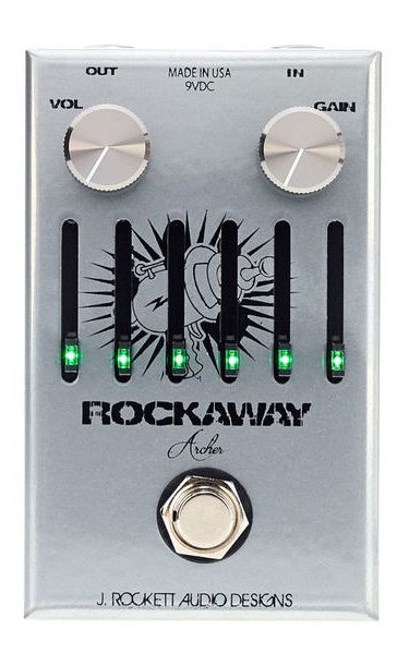 J Rocket Steve Rockaway Archer Stevens Signature Pedal Overdrive/Boost/EQ Rockaway Archer