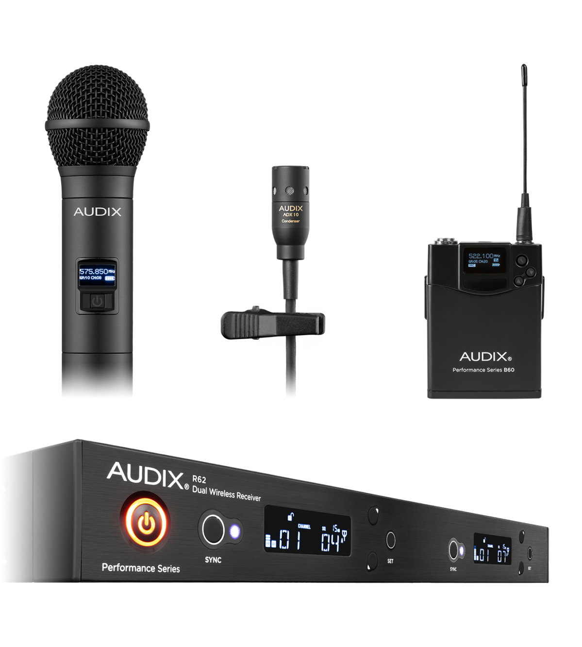 Audix AP62C55 Sistema Completo Micrófono Inalámbrico AP62C55