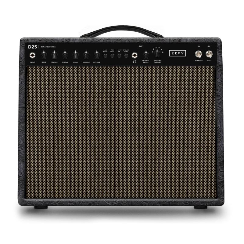Revv D25, 1x12 Combo Amplifier, Black Western RV-D25BW