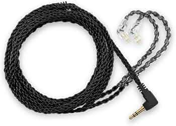 Clear Tune Monitors CB8-K50 Black Cable estándar de de 2 pines y 8 hilos de 127 cm - Negro Clear Tune Monitors CB8-K50 Black Cable estándar d