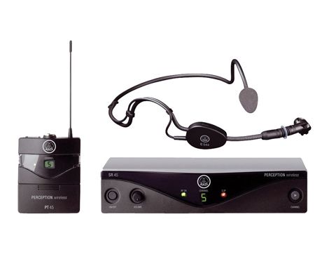 AKG WMS-45 PT SPORT Microfono Inalambrico Diadema Banda M WMS-45PT Banda M