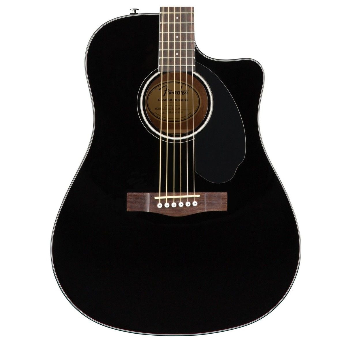 Fender CD-60SCE Black Guitarra Acústica CD-60SCE Black